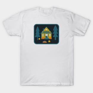 Cosy Cabin (Denim & Midnight) T-Shirt